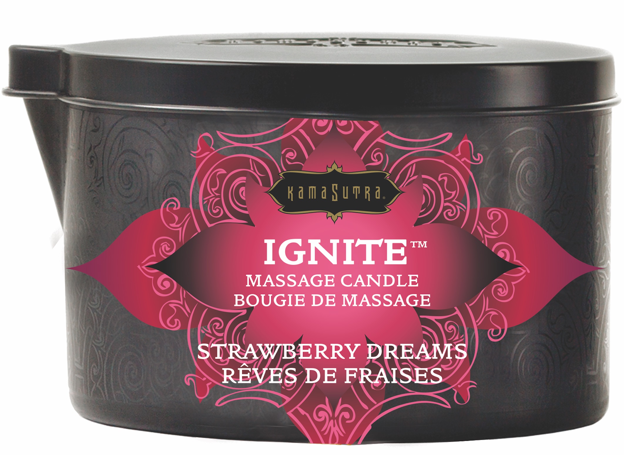 Kama Sutra - Ignite Strawberry Dreams Massage Candle - 6 Oz. - Bath & Body