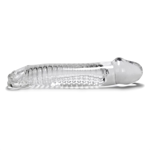 Oxballs - Muscle Smooth Cocksheath Atomic Jock - Clear - Bondage & Fetish Toys