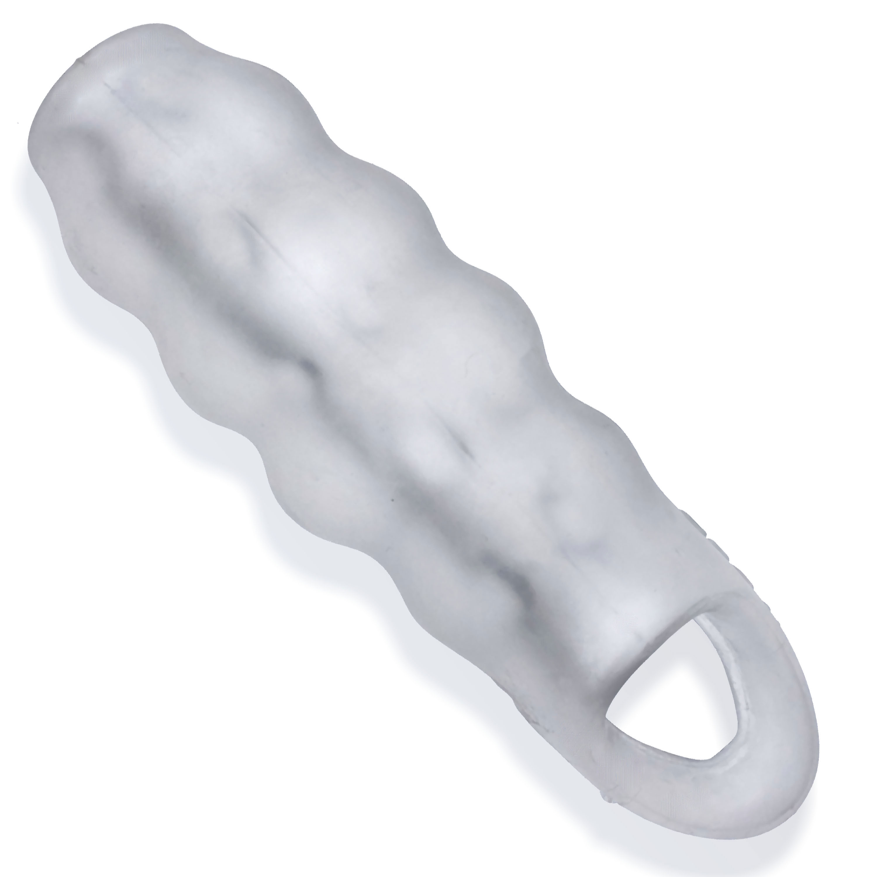 Oxballs - Oxballs Invader Cocksheath Clear Ice - Bondage & Fetish Toys - TPE/TPR/Elastomers