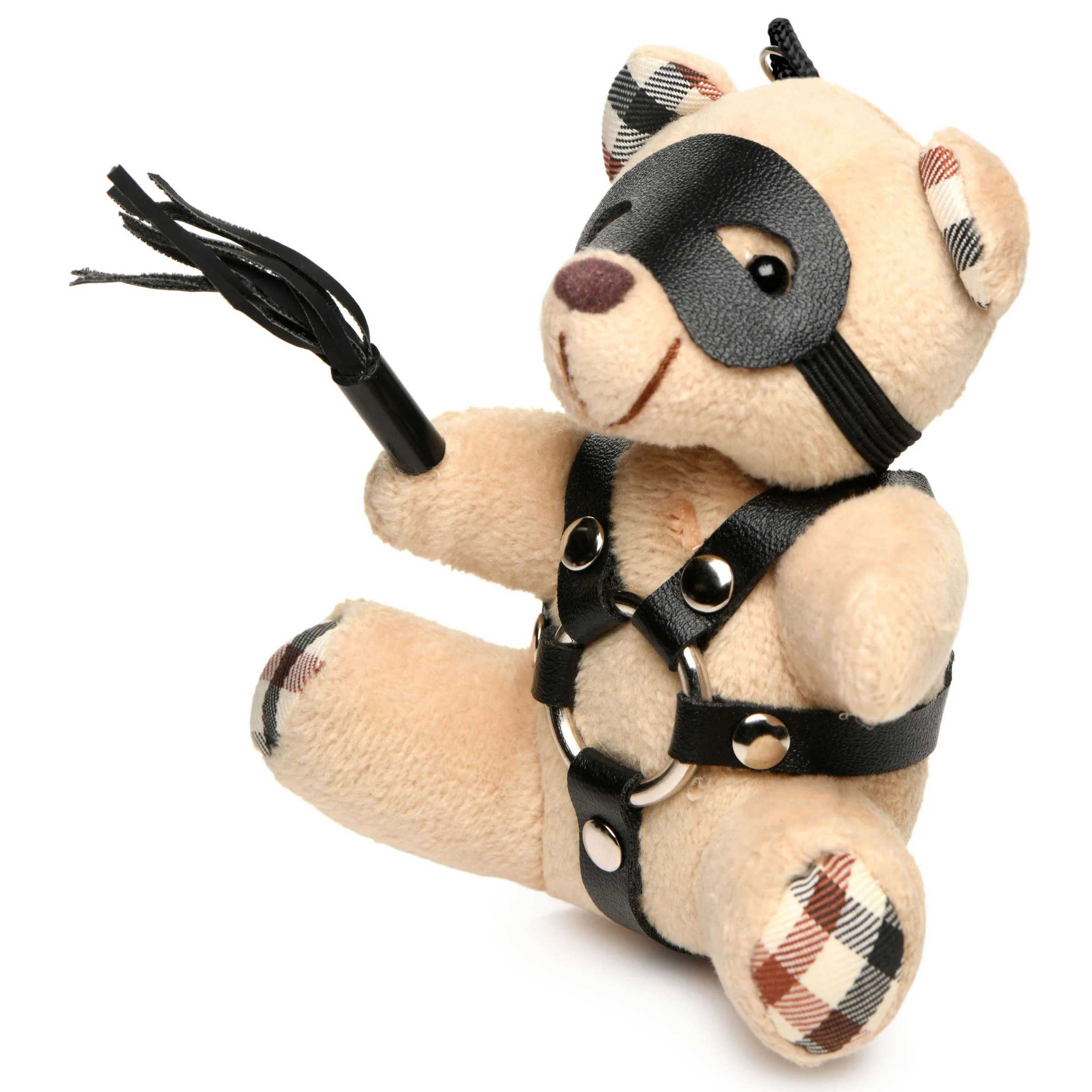 XR Brands - BDSM Teddy Bear Keychain - Bachelor & Bachelorette Items