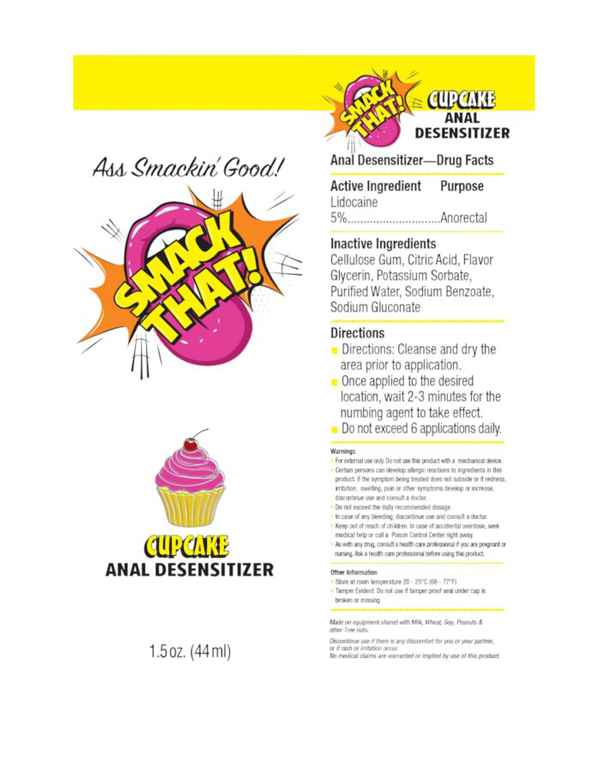 Little Genie - Smack That Anal Desensitizer Cupcake 1.5 oz. - Supplements & Enhancers - Gel