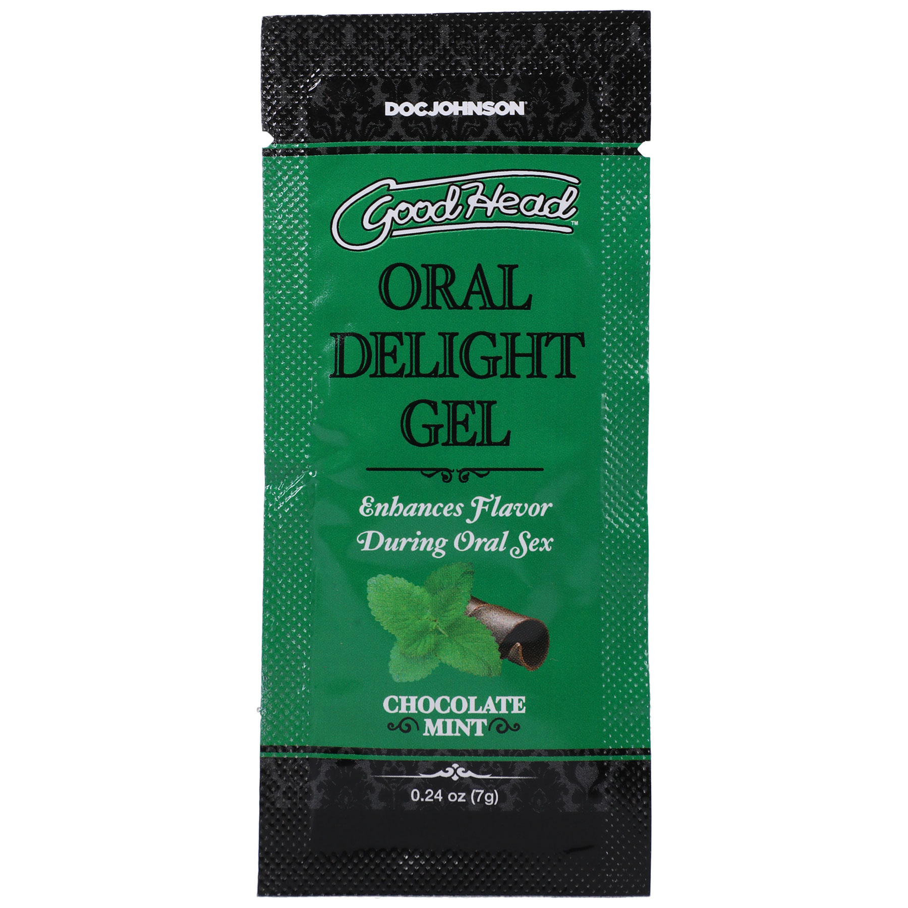Doc Johnson - Goodhead - Oral Delight Gel - Chocolate Mint - 0.24 Oz Bulk - Edible