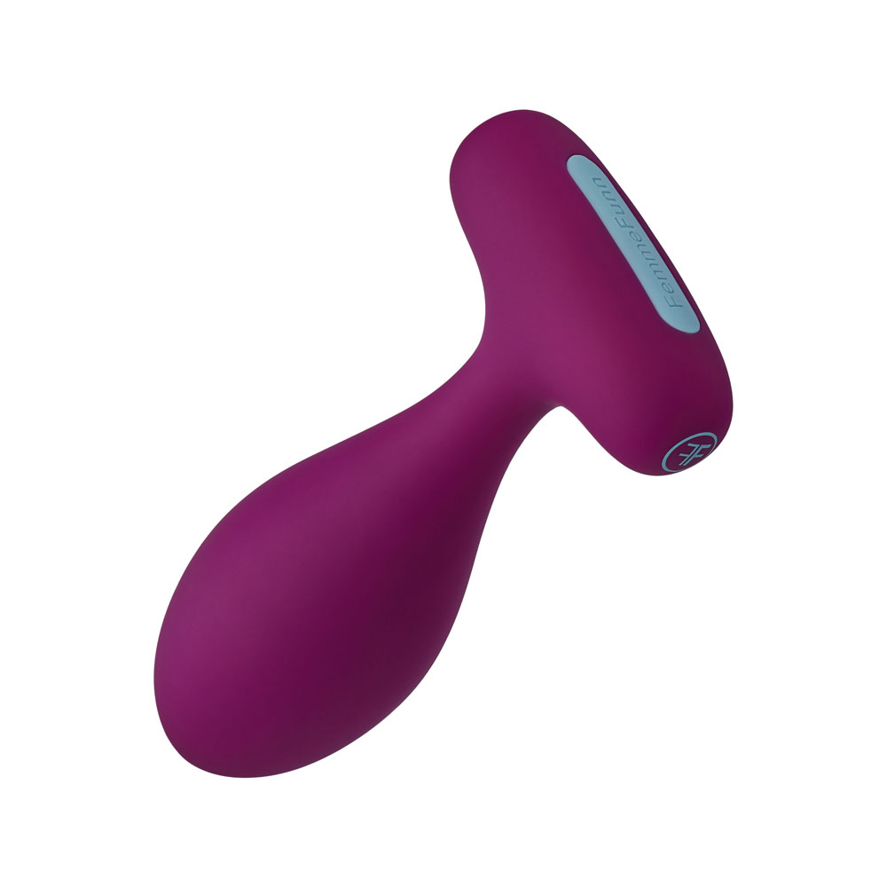 FemmeFunn FemmeFunn Plua Rechargeable Remote-Controlled Silicone Vibrating Anal Plug Dark Fuchsia