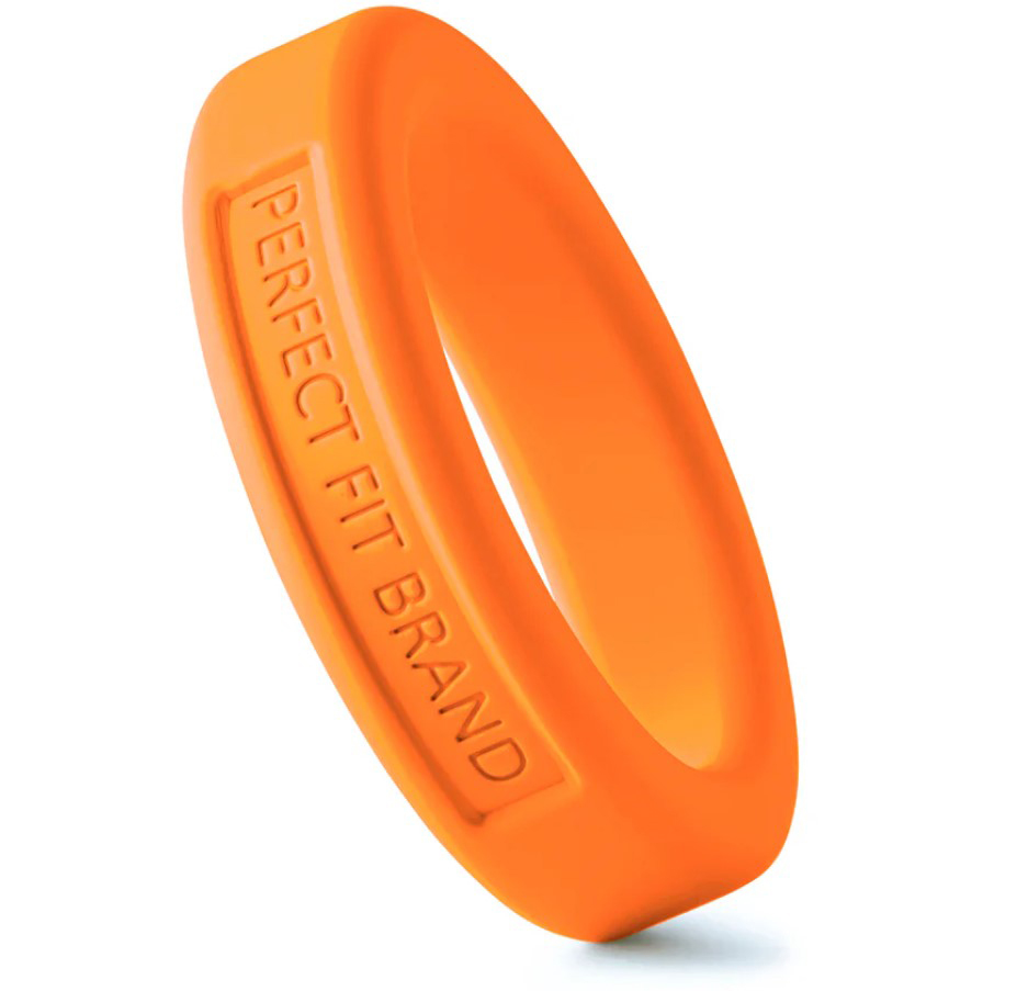 Perfect Fit - Hefty Ring 1.4 36 Mm Silicone - Orange - Cockrings