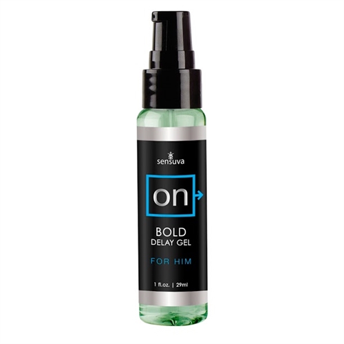 Sensuva - On Bold Delay Gel for Him - 1 Fl. Oz. - Lubricants, Creams & Glides