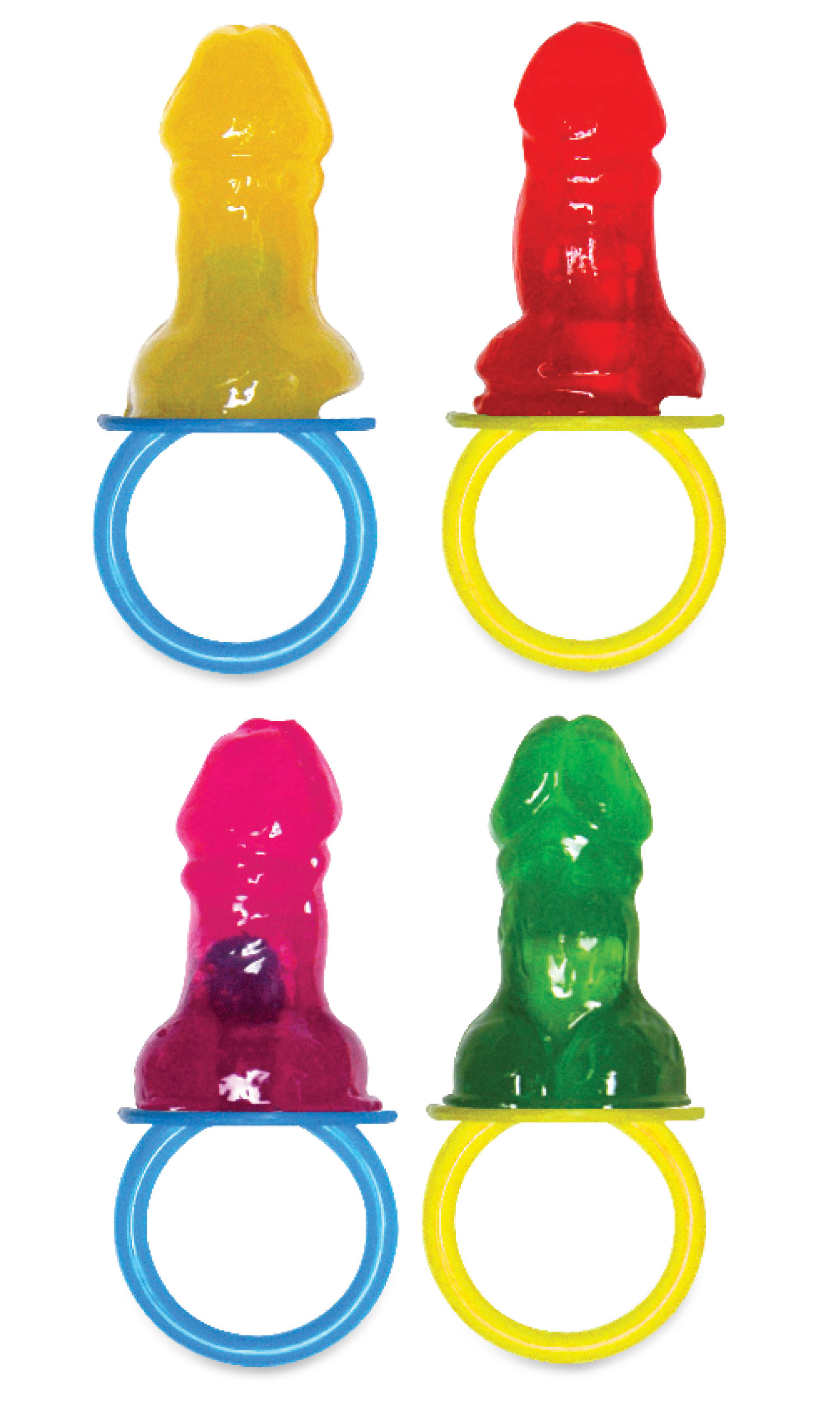 Pipedream - Bachelorette Party Favors Candy Pecker Pacifier 48 Pieces Display - Bachelor & Bachelorette Items