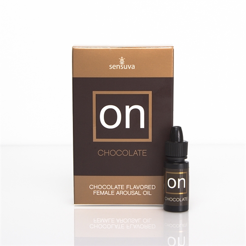 Sensuva - On Chocolate Flavored Arousal Oil - Medium Box - 0.17 Fl. Oz. Box - Lubricants, Creams & Glides
