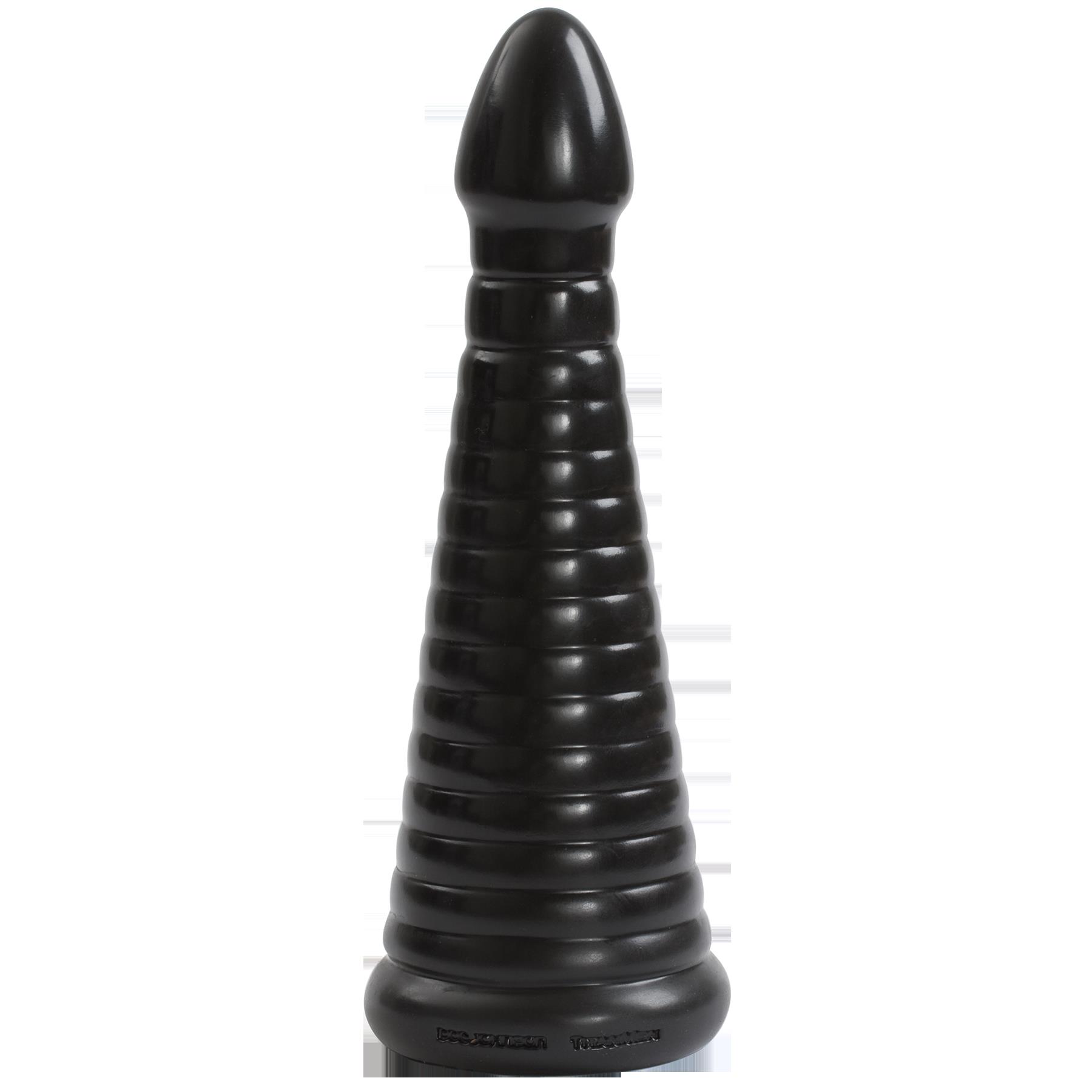 Doc Johnson - Titanmen Tools Intimidator - Large - Black - Anal Toys & Stimulators