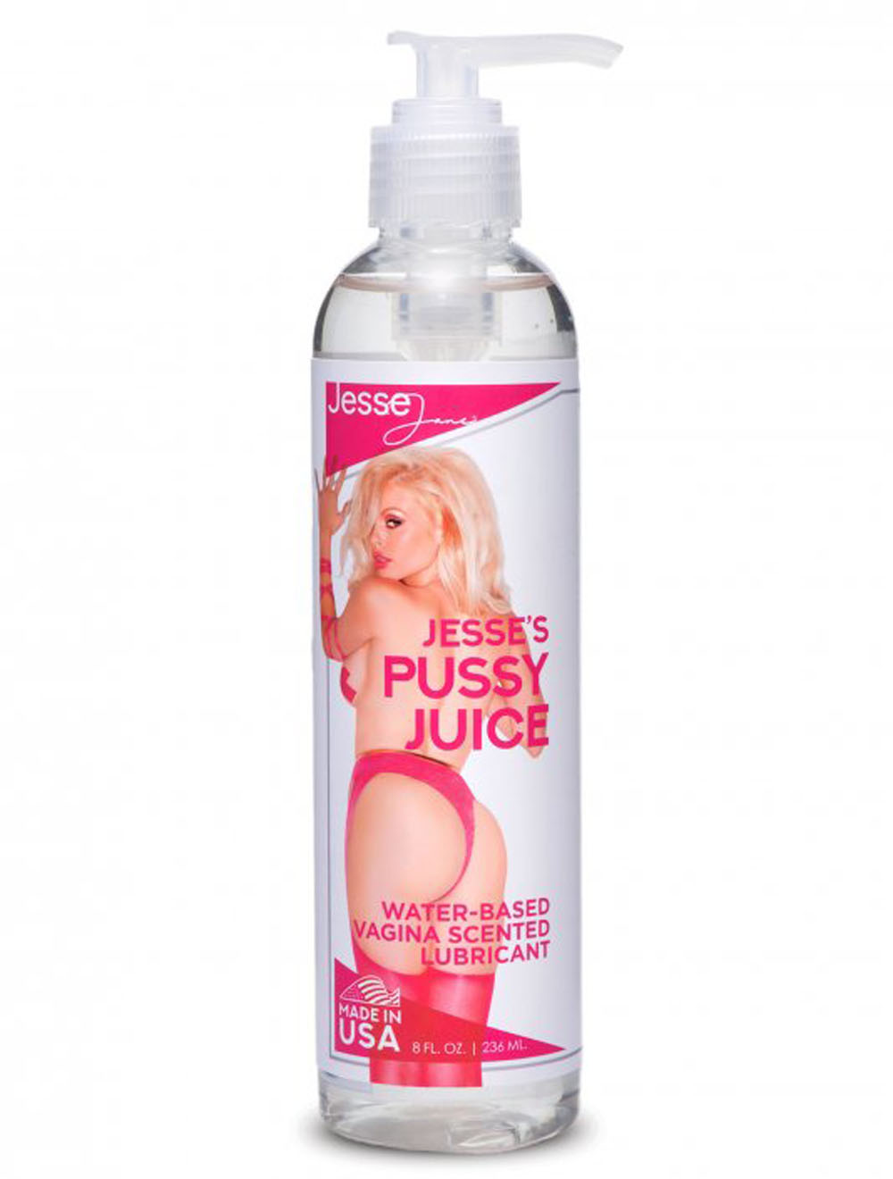 XR Brands - Jesse's Pussy Juice Vagina Scented Lube- 8 Oz - Lubricants, Creams & Glides
