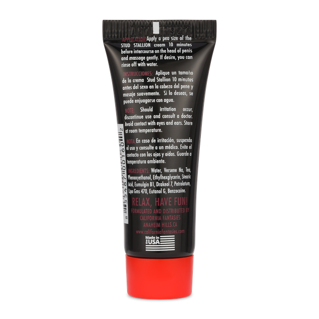 California Fantasies - Stud Stallion - Bulk Tube - 0.5 Oz. - Each - Lubricants, Creams & Glides