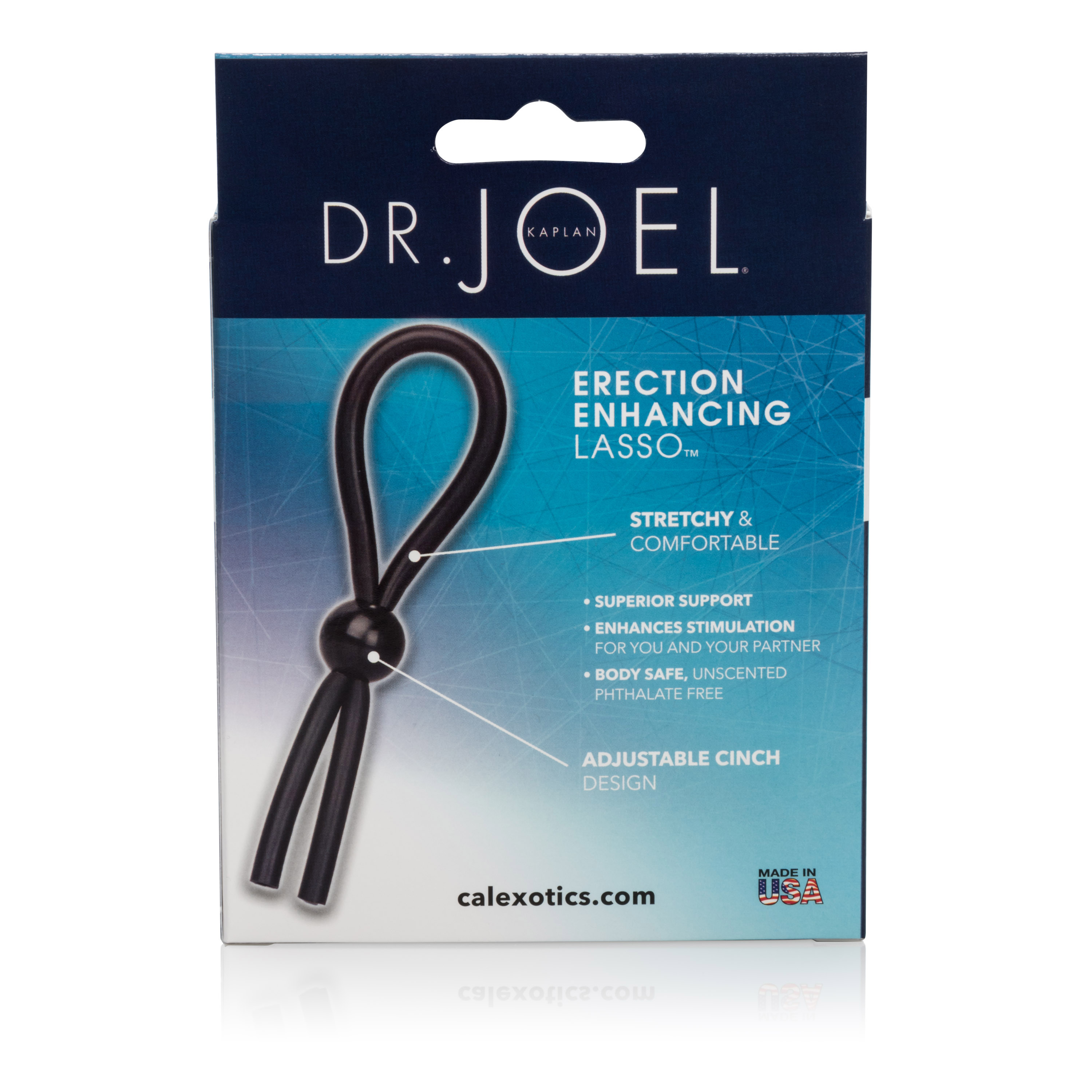 CalExotics - Dr. Joel's Adjustable Erection Enhancing Lasso - Black - Cockrings