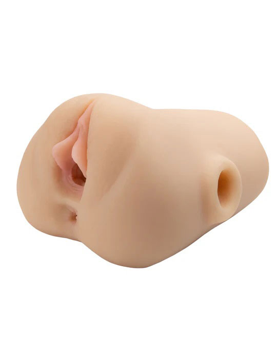 Pipedream - Pdx Plus Double Pounder Vibrating Squeeze Stroker - Light - Masturbation Aids for Males