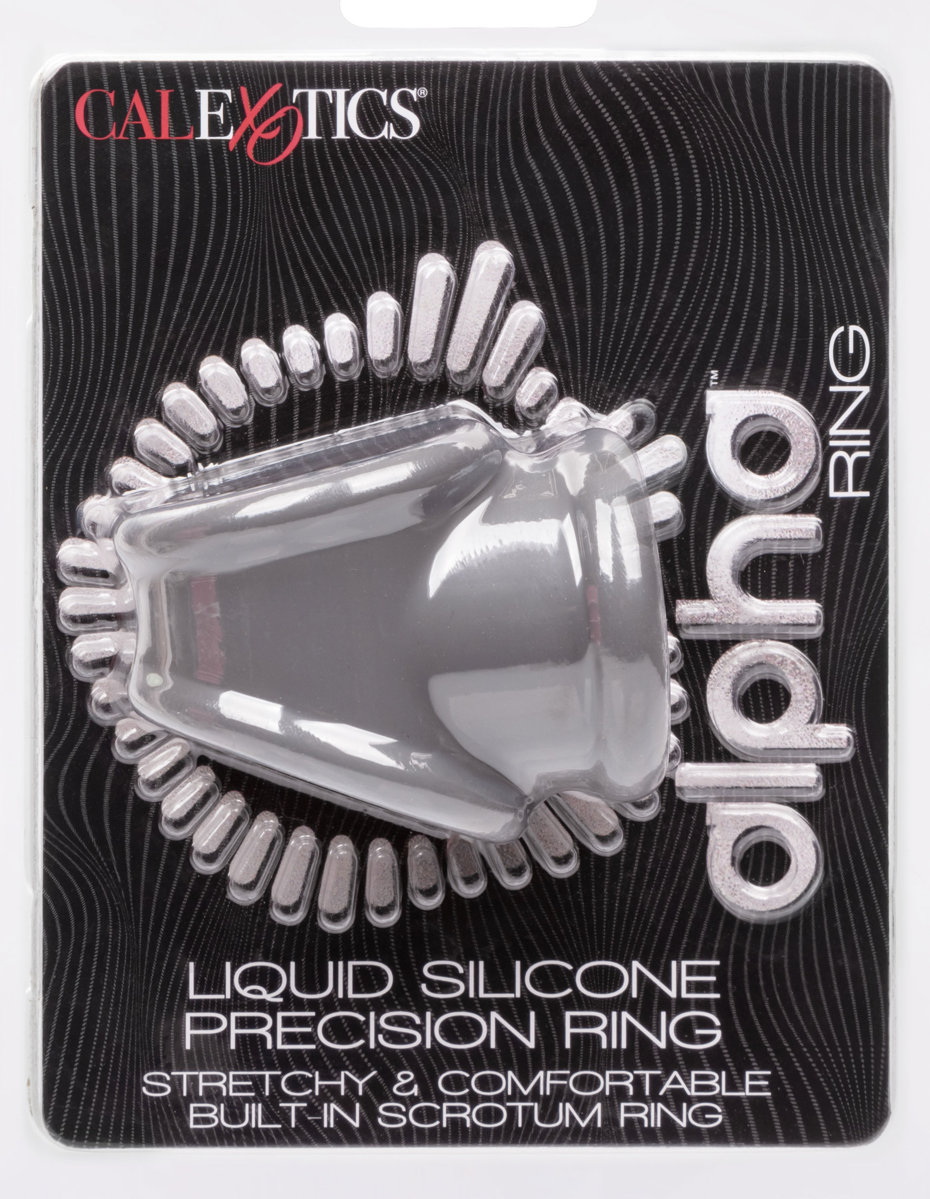 CalExotics - Alpha Liquid Silicone Precision Ring - Gray - Cockrings