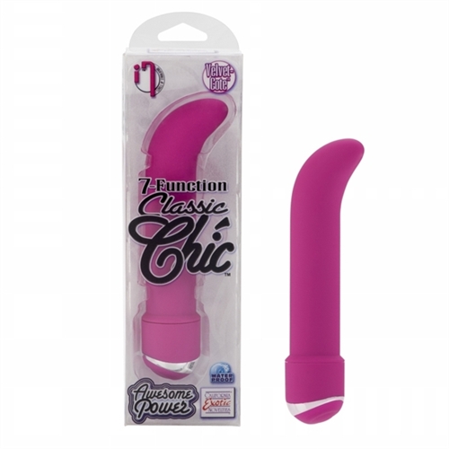 CalExotics - 7 Function Classic Chic -Mini G Vibe - Pink - Vibrators