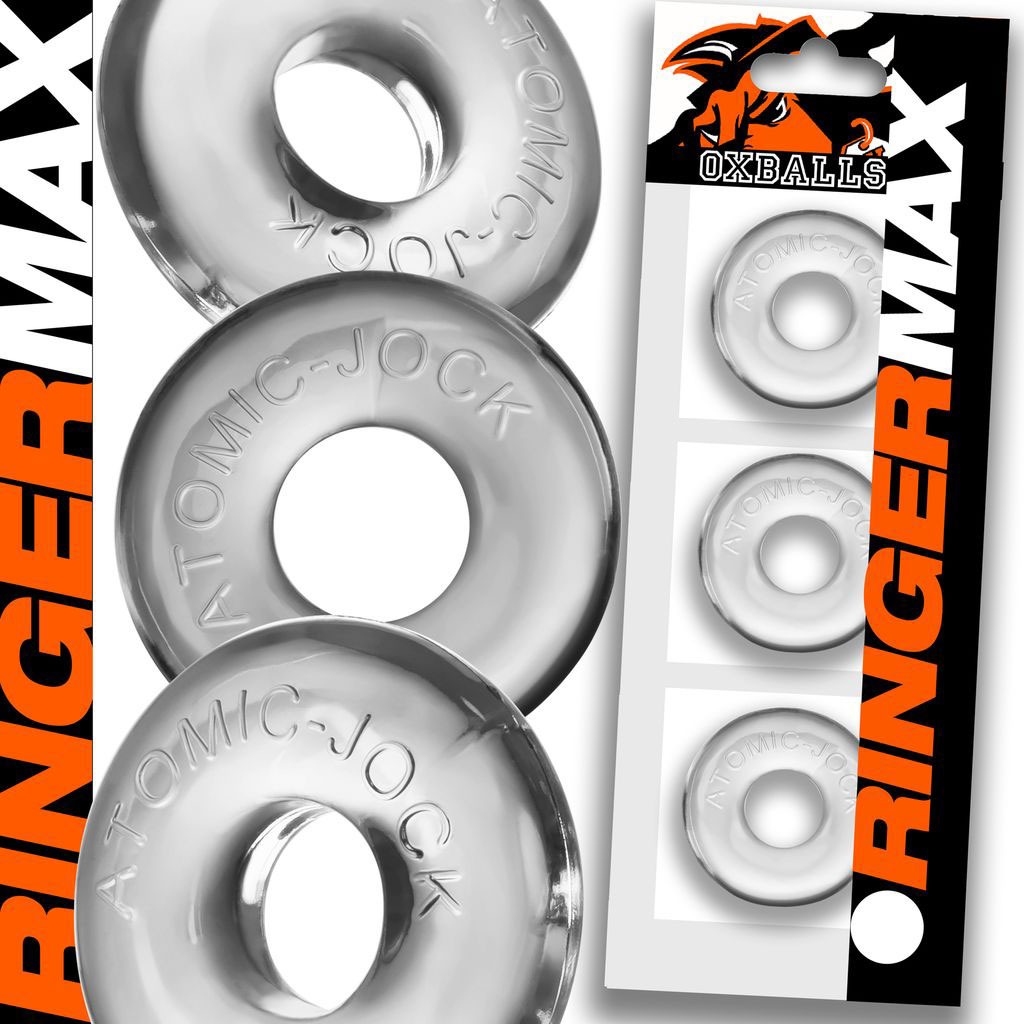Oxballs OxBalls Ringer Max 3-Pack Clear