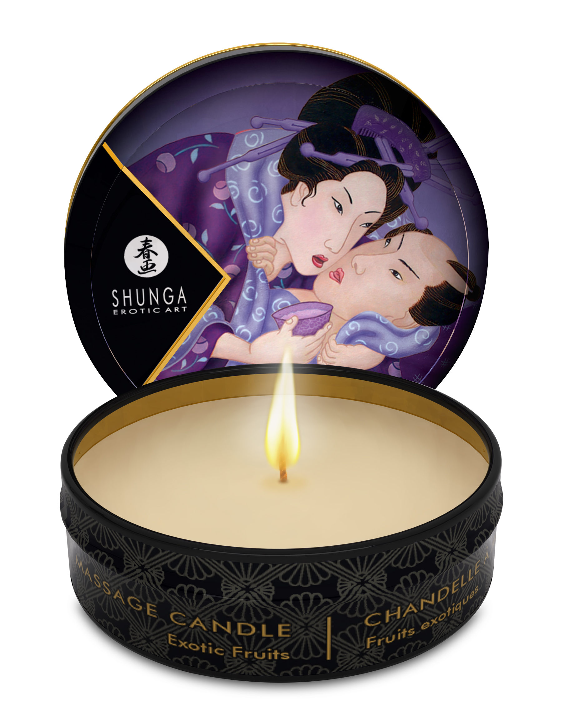 Shunga - Mini Massage Candle - Libido - Exotic Fruits - 1 Fl. Oz. - Bath & Body