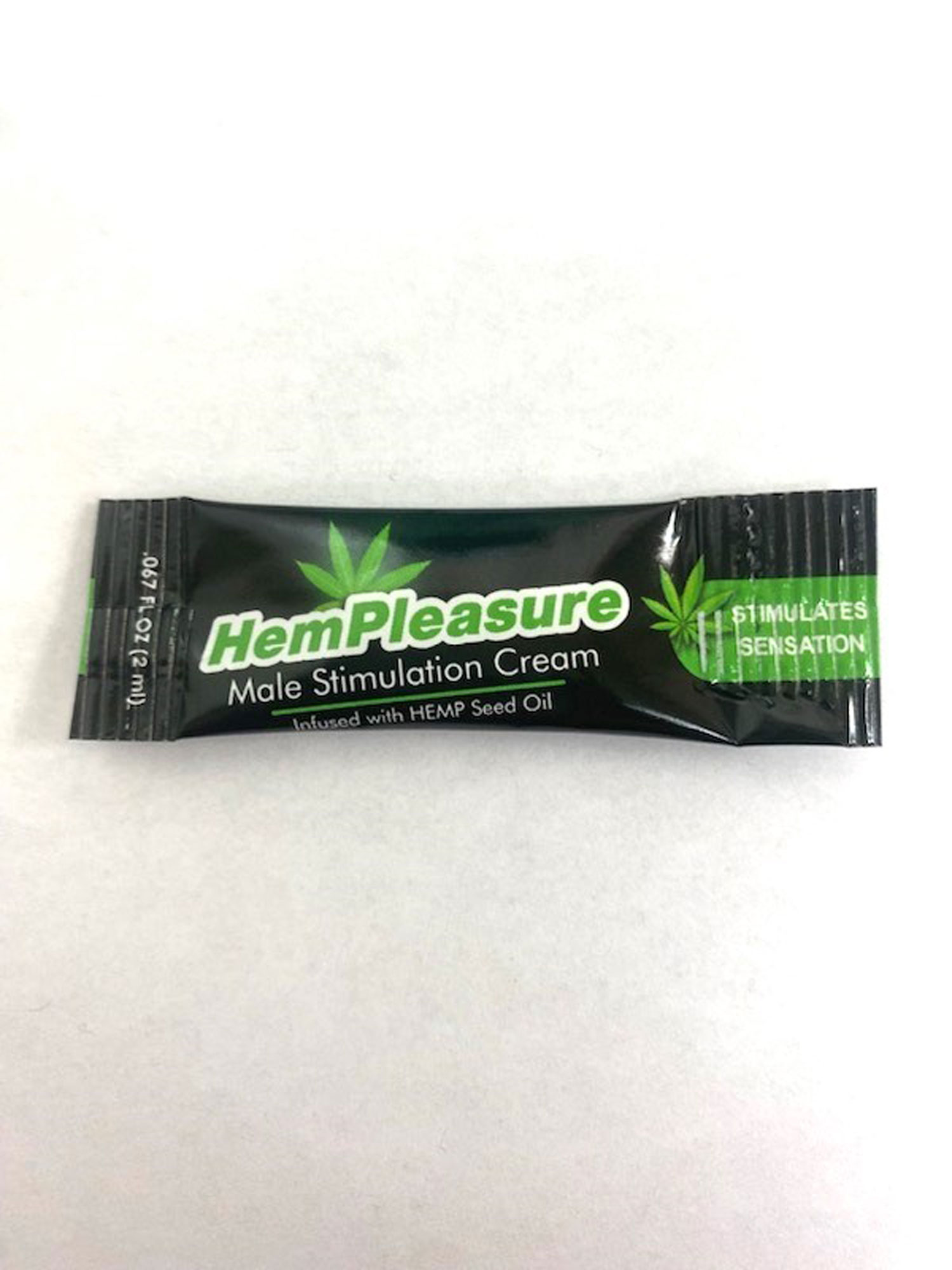 Body Action - Hempleasure for Men Sample Packet Singles - Lubricants, Creams & Glides