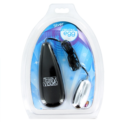 XR Brands - Silver Vibrating Egg - Clit Stimulators