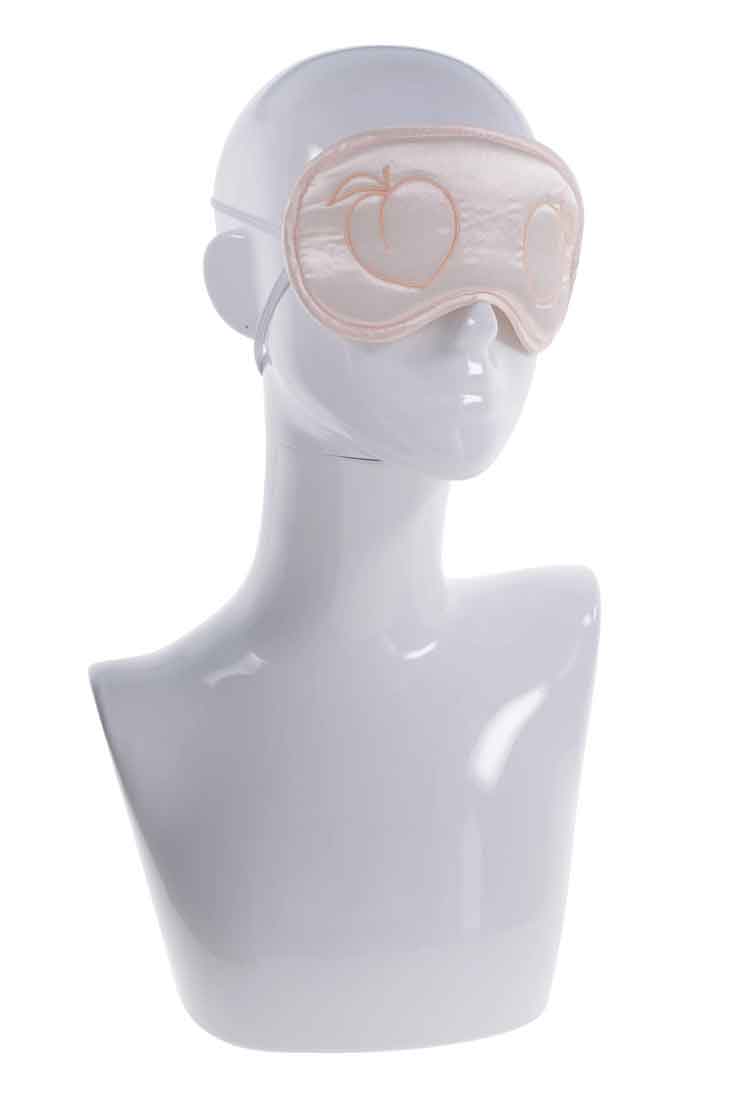 Sportsheets - Peaches ‘N Creame Blindfold - Pink - Bondage & Fetish Toys