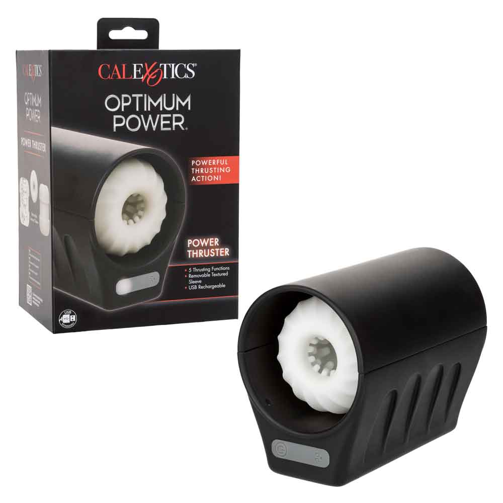 CalExotics - Optimum Power Power Thruster - Black - Masturbation Aids for Males