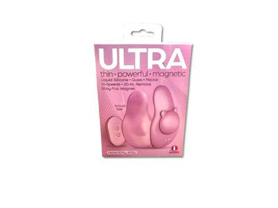 Icon Brands - Ultra Panty Vibe Here Kitty Kitty - Pink - Clit Stimulators