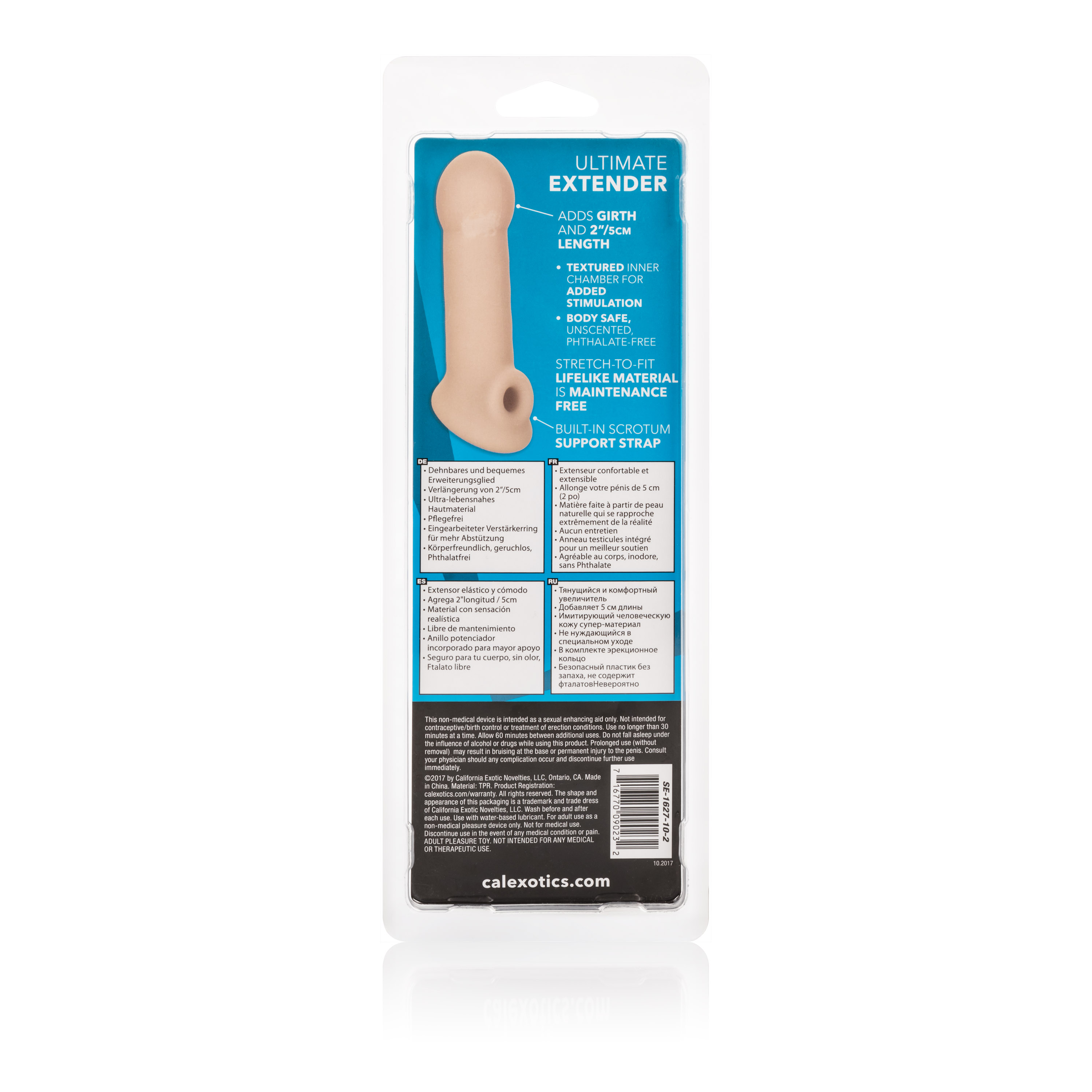 CalExotics - Ultimate Extender - Ivory - Penis Extension & Sleeves