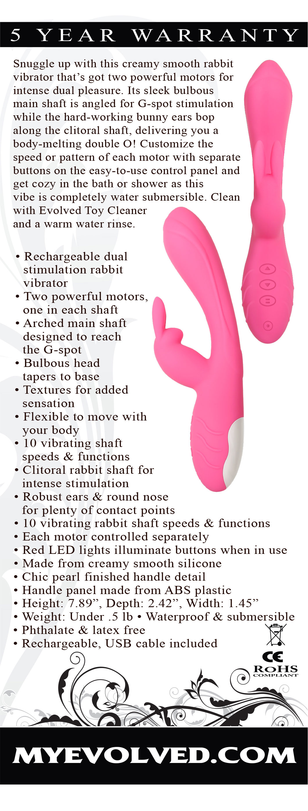 Evolved Novelties - Bunny Kisses - Eco-Friendly