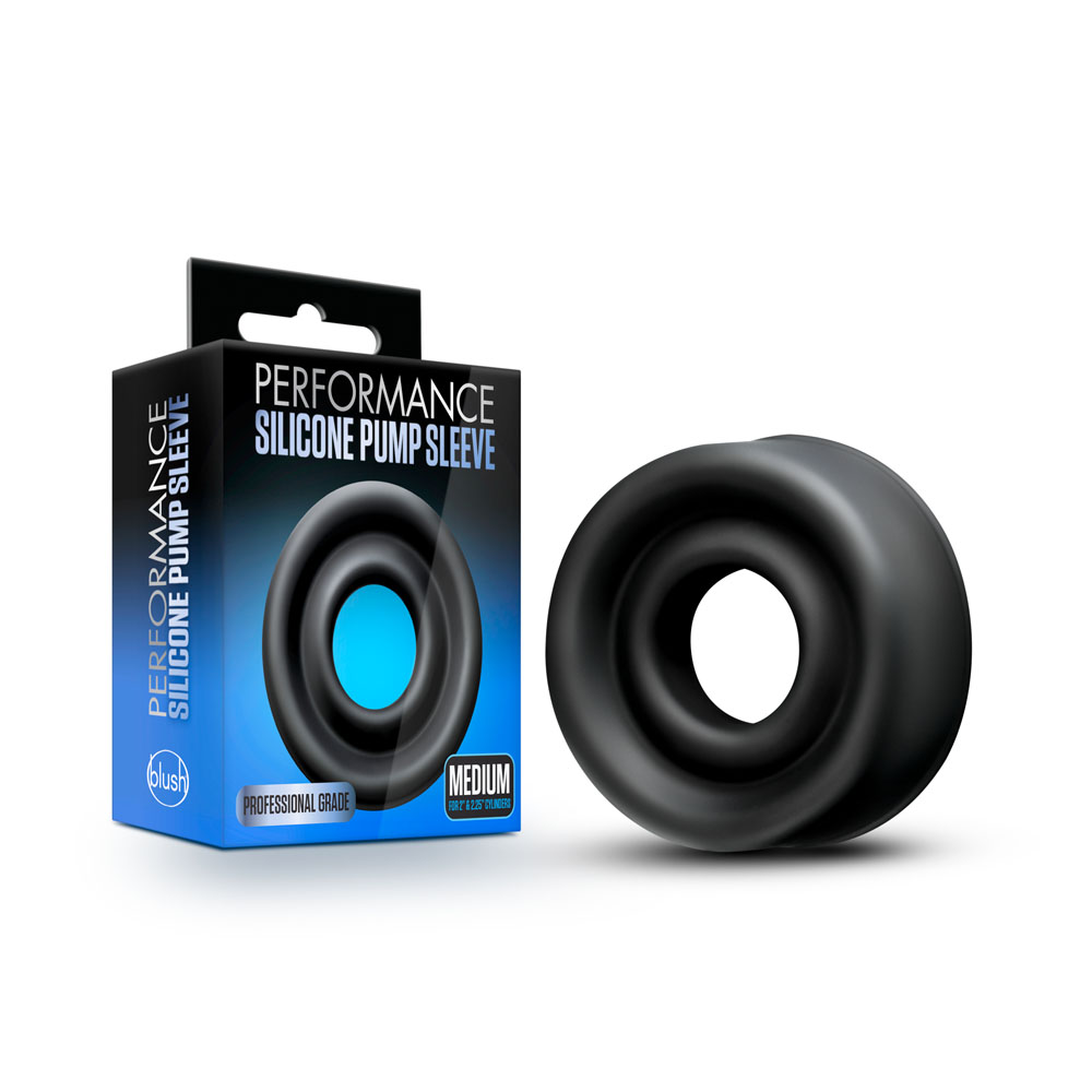 Blush - Performance - Silicone Pump Sleeve - Medium - Black - Pumps & Enlargers