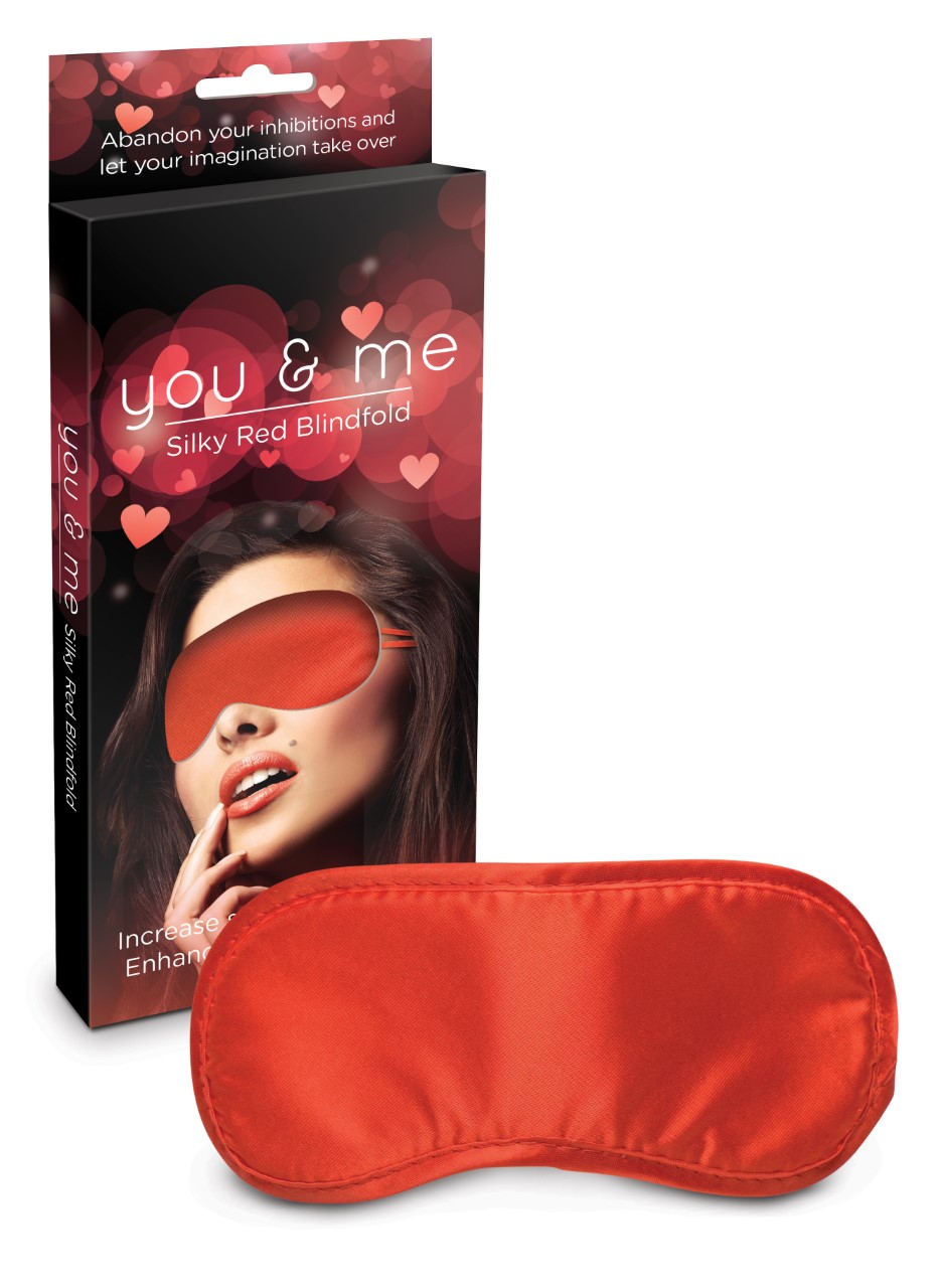 Creative Conceptions - You & Me Silky Red Blindfold - Bondage & Fetish Toys