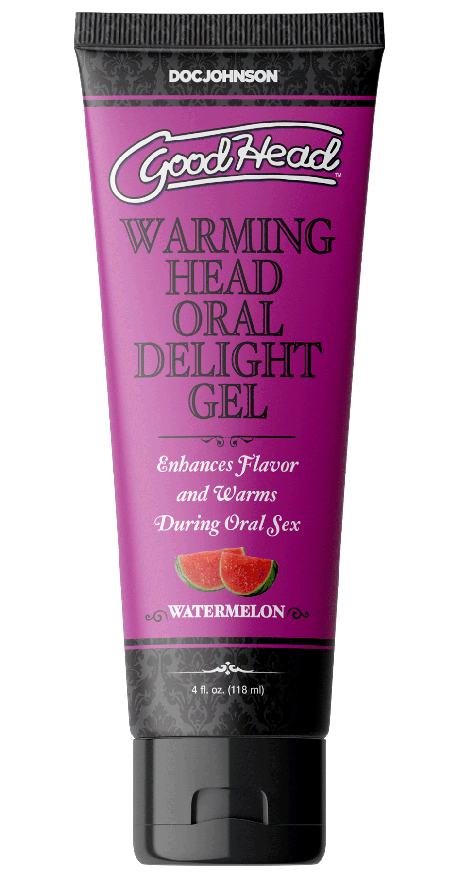 Doc Johnson - Goodhead - Warming Head Oral Delight Gel - Watermelon - 4 Fl Oz Bulk - Edible