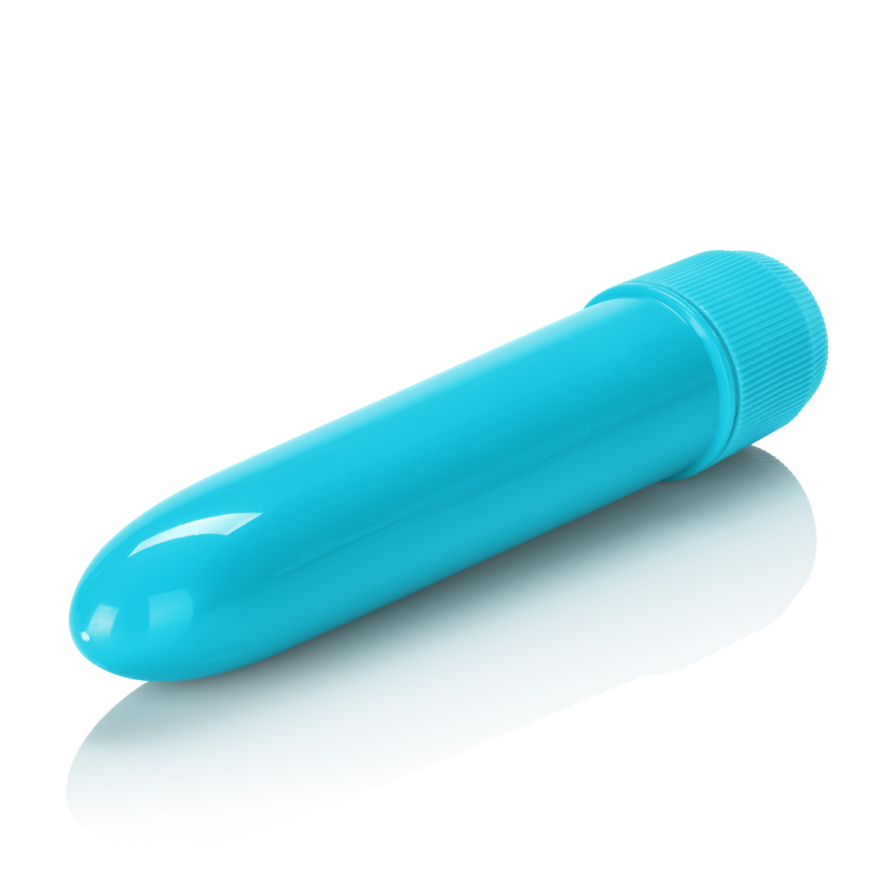 CalExotics - Mini Neon Multi-Speed Vibe 4.5 Inches - Blue - Vibrators