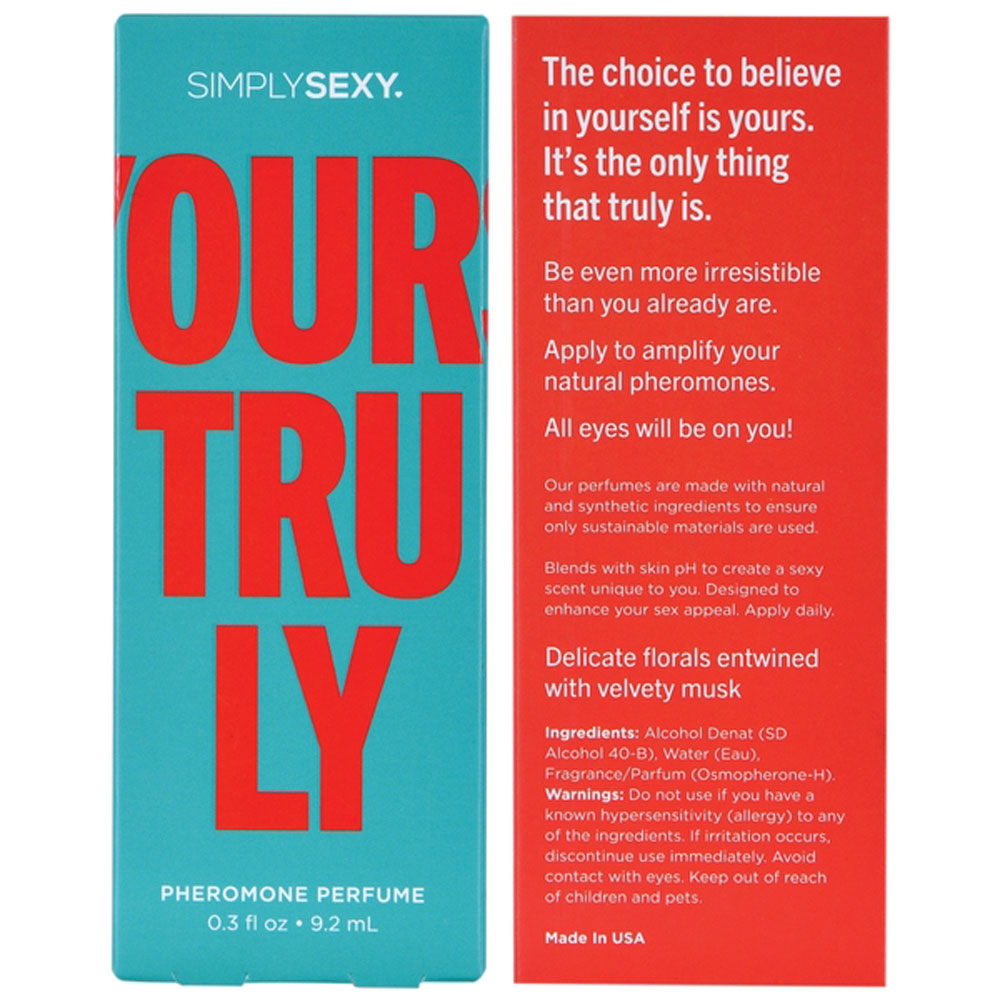 Classic Brands - Simply Sexy Pheromone Perfume Yours Truly 0.3 Oz - Bath & Body