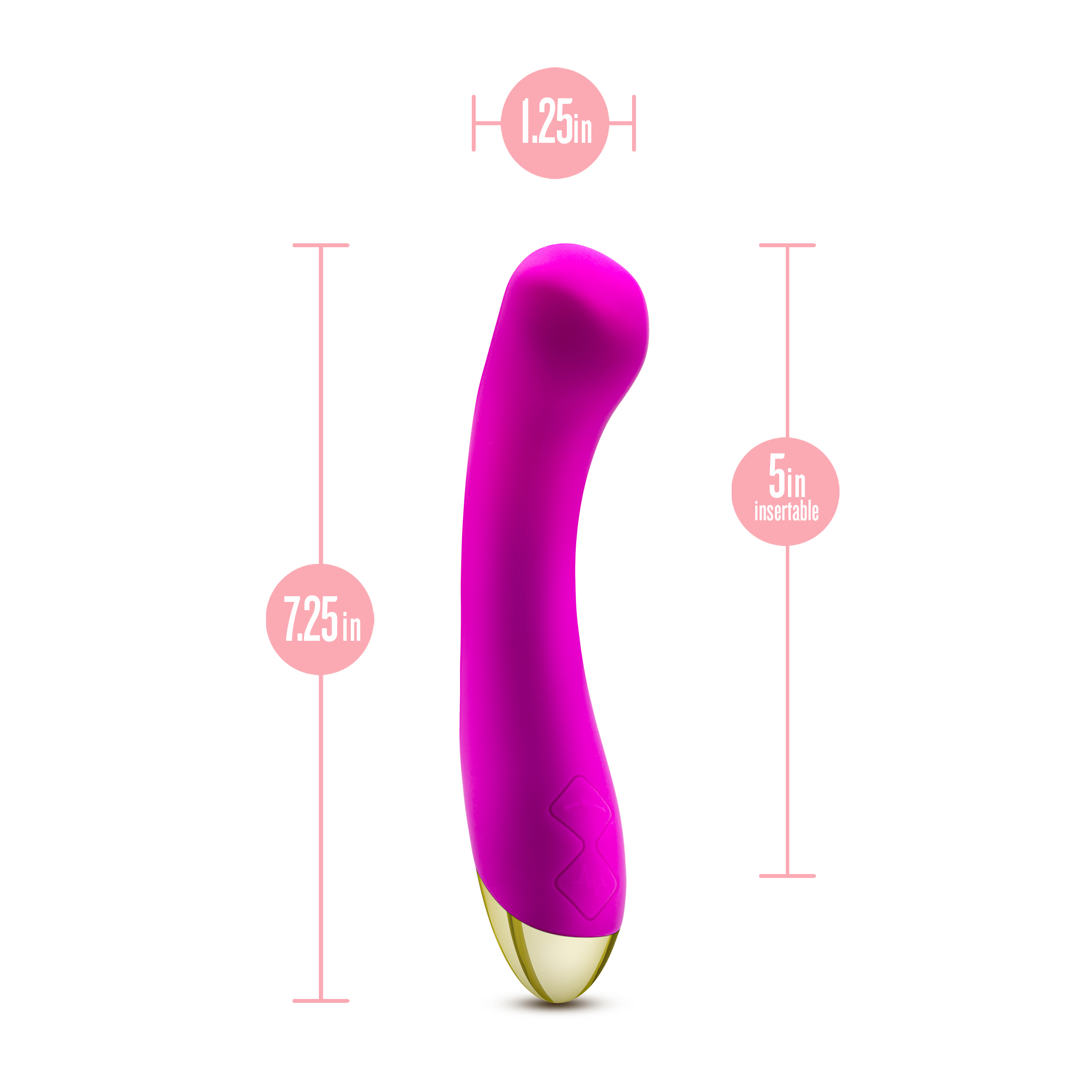 Blush - Aria Bangin'' AF Rechargeable Silicone G-Spot Vibrator Purple - Vibrators - Silicone