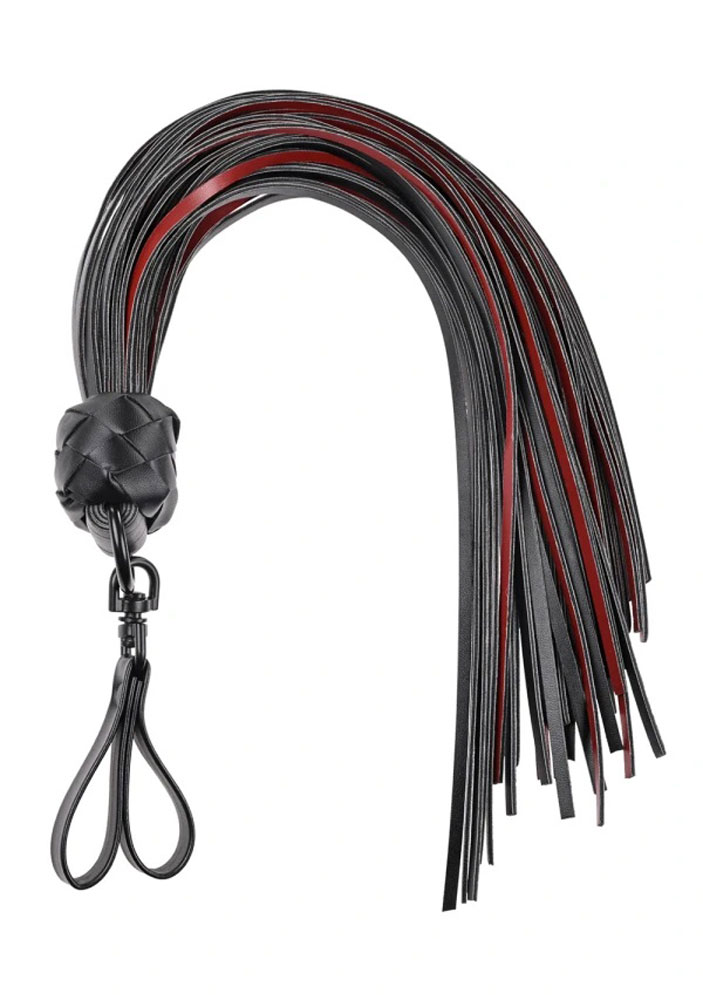 Sportsheets - Saffron Finger Flogger - Black/red - Bondage & Fetish Toys