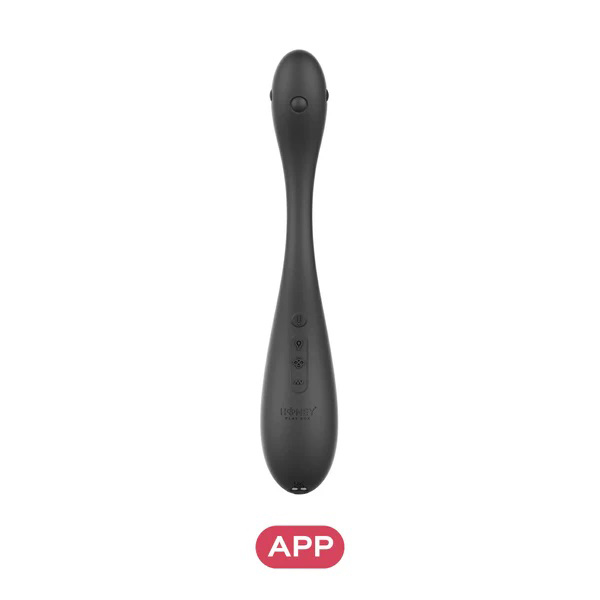 Honey Play Box - Puff - App Control Inflatable Kegel Ball - Black - Kegel & Pelvic Exercisers