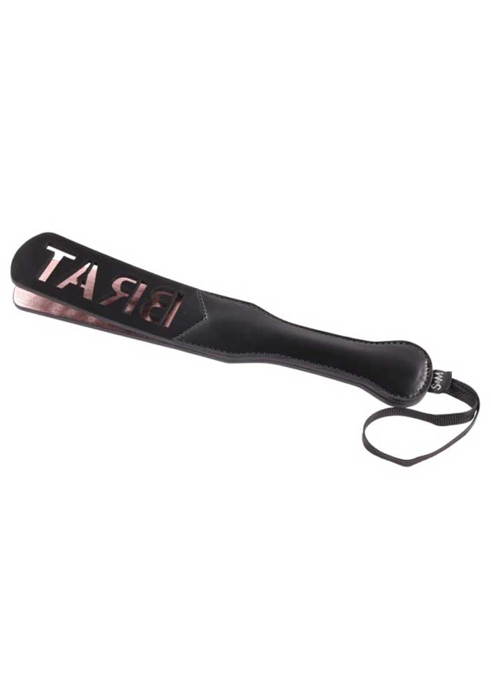 Sportsheets - Brat Paddle - Black / Rose Gold - Bondage & Fetish Toys