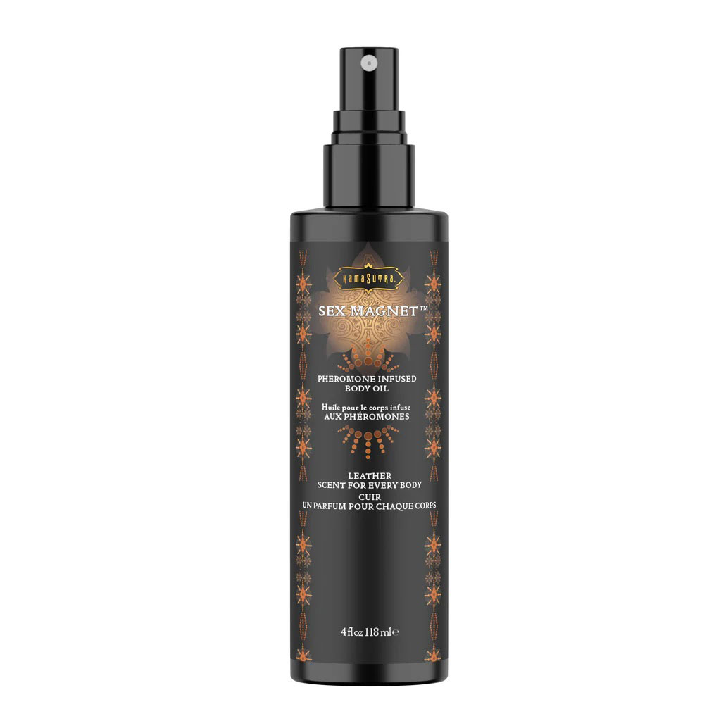 Kama Sutra - Sex Magnet Pheromone Body Spray Leather 4oz - Bath & Body