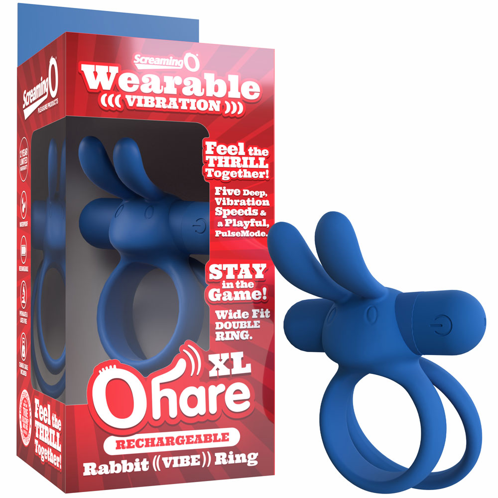 Screaming O - Screaming O Rechargeable Ohare XL Blue - Vibrators