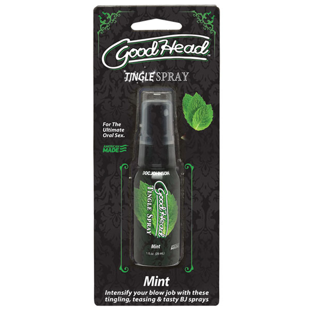Doc Johnson - Goodhead - Tingle Spray - Mint - 1 Fl. Oz. - Lubricants, Creams & Glides
