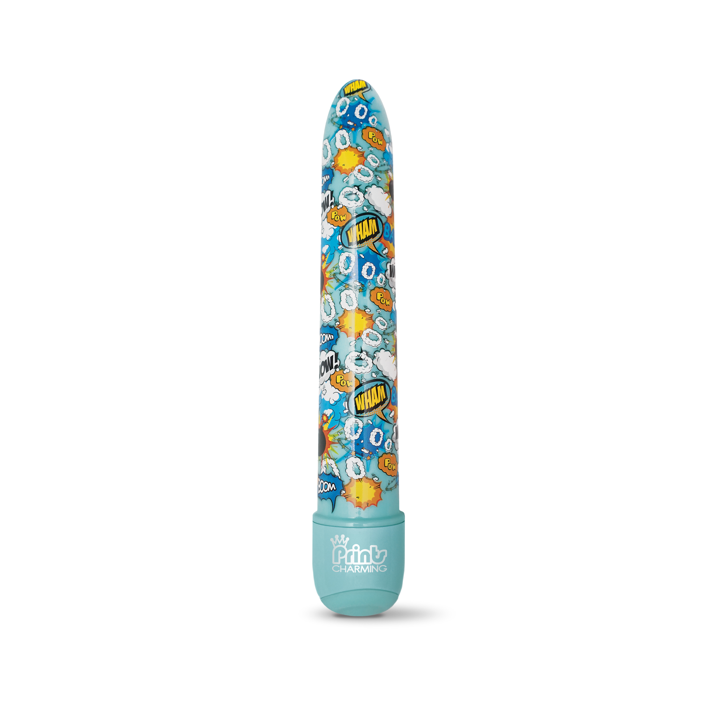 Global Novelties - Prints Charming Pop Tease 7" Classic Vibe - Bang - Blue - Vibrators - ABS