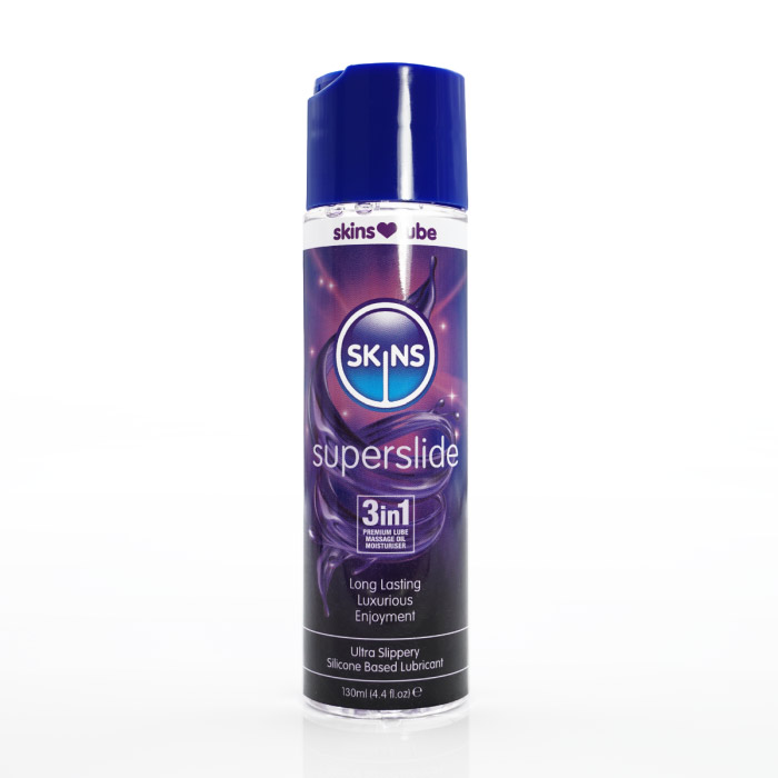 Creative Conceptions - Skins Super Slide Silicone Based Lubricant 4.4oz - Lubricants, Creams & Glides