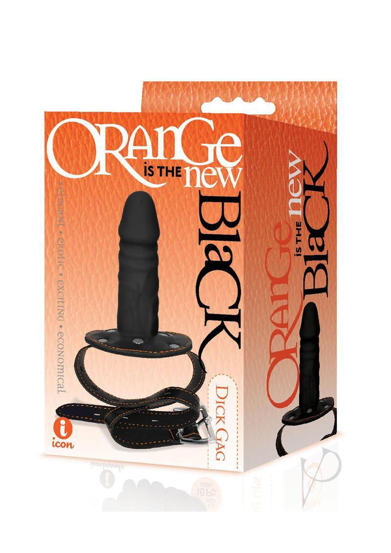 Icon Brands - The 9''s Orange Is The New Black Dick Gag - Bondage & Fetish Toys - Silicone