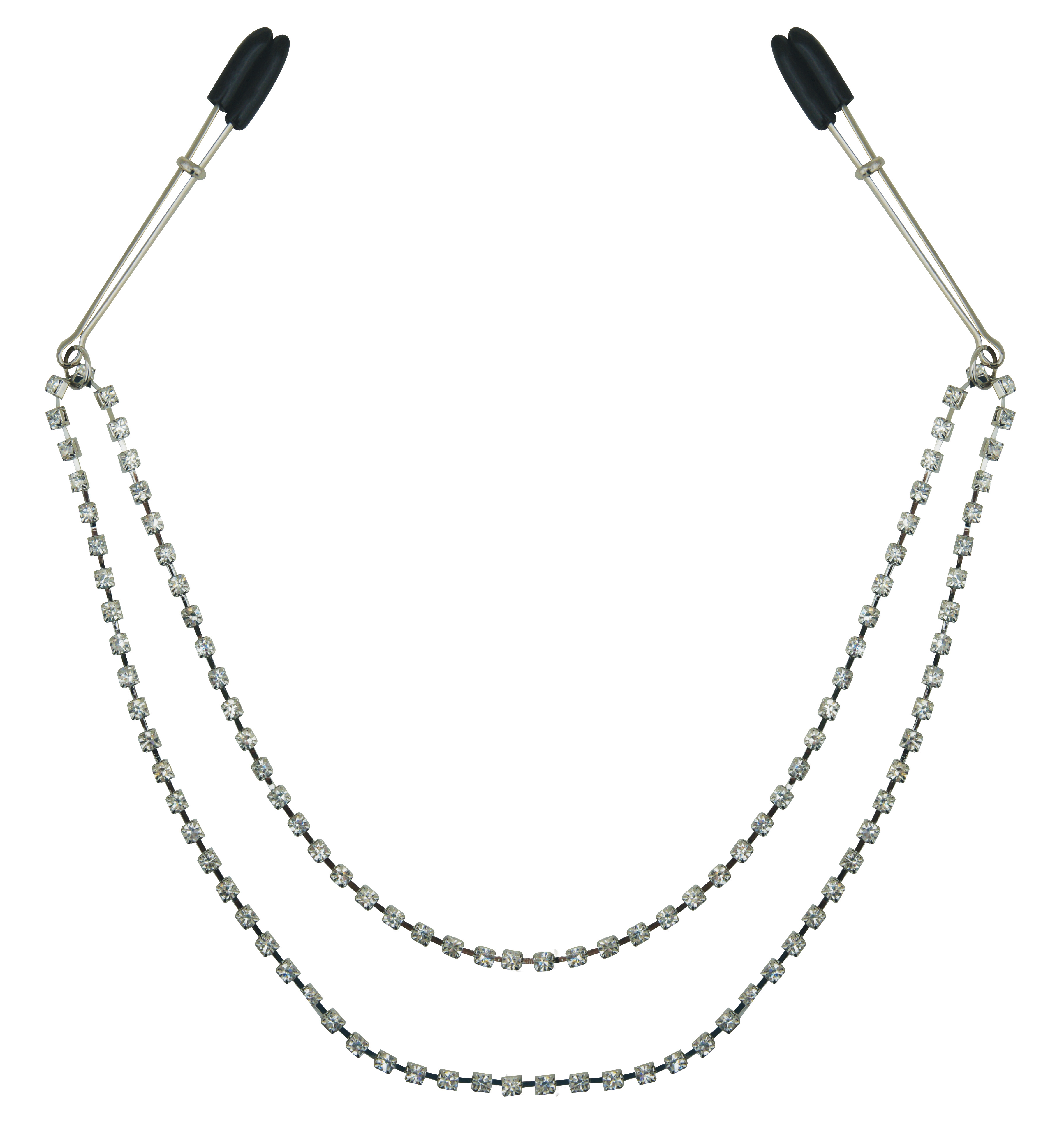 Sportsheets - Sincerely, Sportsheets Bling Nipple Clips - Bondage & Fetish Toys - Metal