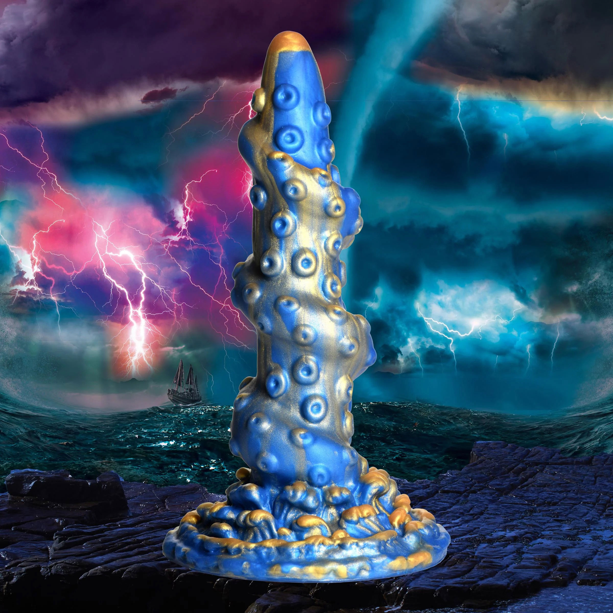XR Brands - Creature Cocks Kraken Silicone Dildo - Dildos - Silicone