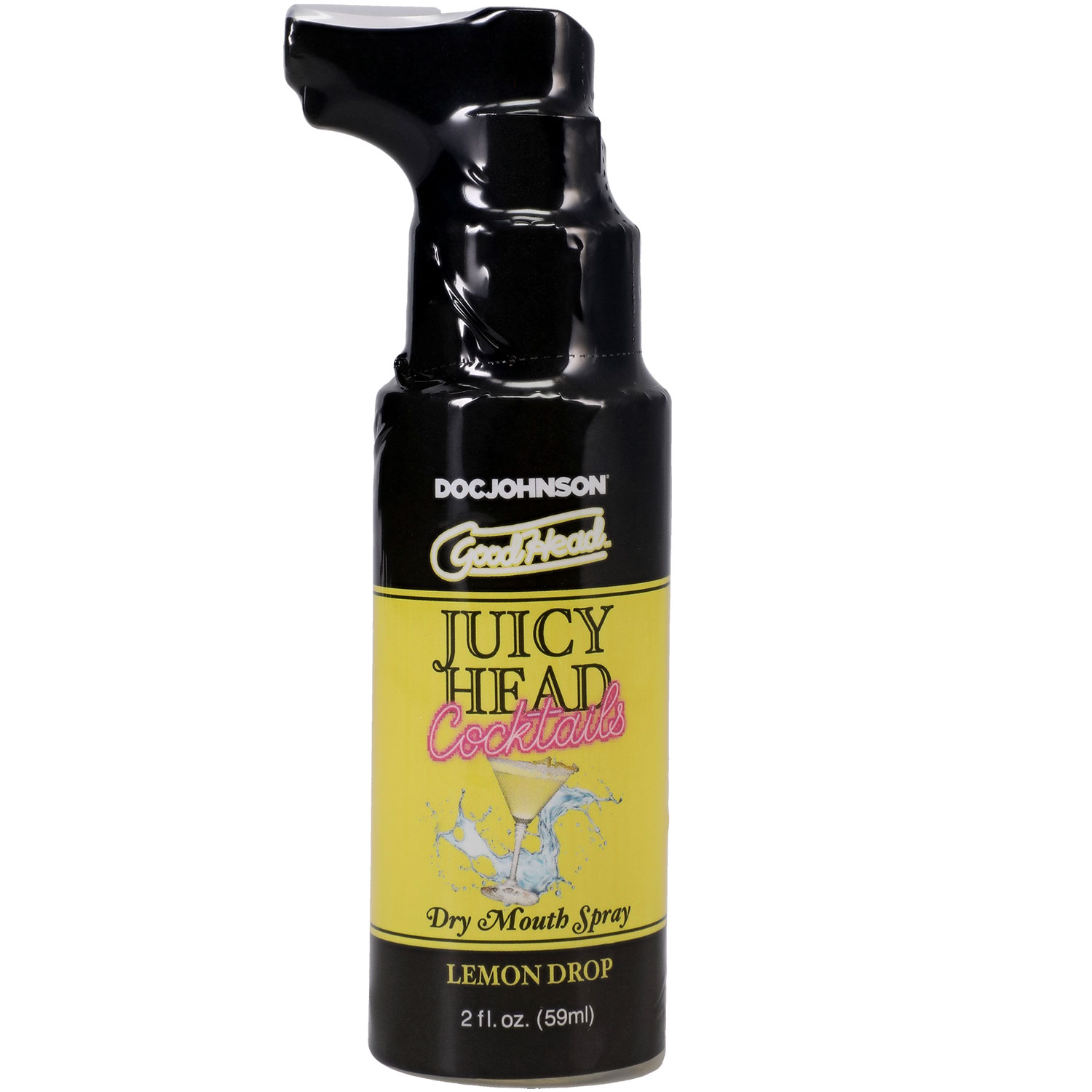 Doc Johnson - Goodhead - Juicy Head - Cocktails Dry Mouth Spray Lemon Drop - 2oz - Lubricants, Creams & Glides