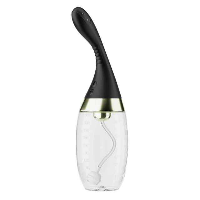 Blush - Anal Adventures Platinum - Aqua Jet - Black - Anal Toys & Stimulators - Silicone