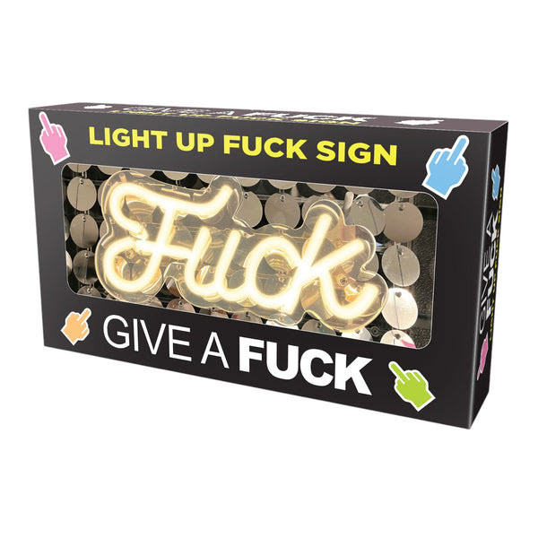 Little Genie - Neon Fuck Light Up Sign - Bachelor & Bachelorette Items