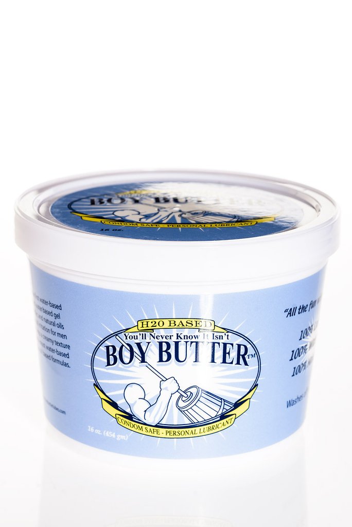 Boy Butter - You'll Never Know It Isn't Boy Butter - 16 Oz./ 473ml - Boy Butter H2O Cream Formula - Lubricants, Creams & Glides