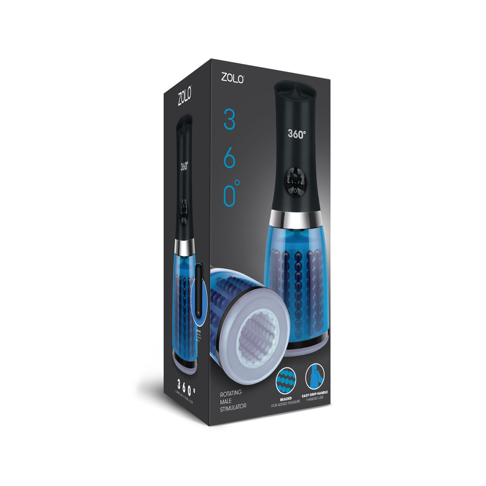 XGEN - Zolo 360 Rotating Male Stimulator - Masturbation Aids for Males