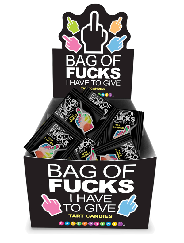 Little Genie - Bag of Fucks I Have to Give Display of 100 Count - Displays-Bowls & Wall Displays